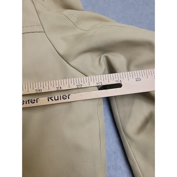 Vtg Lakeland Chore Jacket Mens 42 Brown Button Pockets Sherpa Lined Thrashed - Picture 12 of 16